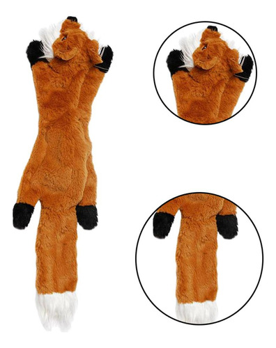 3x Cute Critter Perros Juguete Para Mascotas Chew Squeak