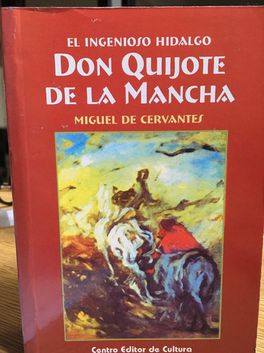 Don Quijote De La Mancha - Cervantes - Tapa Dura