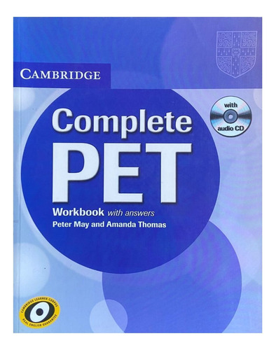 Libro De Ingles. Complete Pet. Workbook With Answers. Con Cd (Usado)