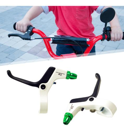 Yie Alavanca De Freio Infantil Para Ciclismo, 2 Branco Verde