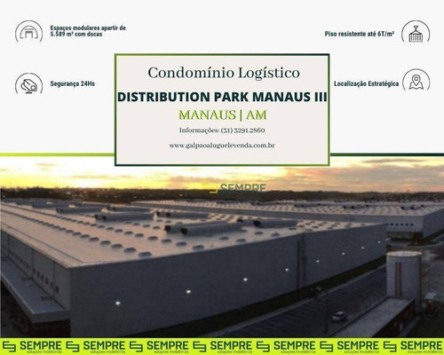 Imagem 1 de 16 de Galpão Para Alugar, 5589 M² Por R$ 134.136,00/mês - Distrito Industrial I - Manaus/am - Ga0290