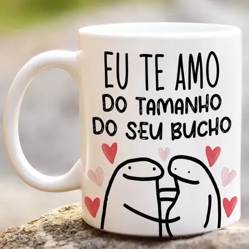 Kit Caneca Meme Flork Amor