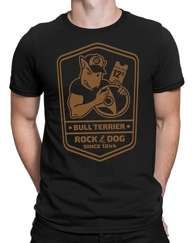 Remeras Hombre Bull Terrier Hf ® Dog Thinker Pack X 6