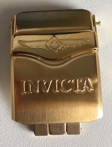 Fecho Para Relogio Invicta Banhado Reserve Original