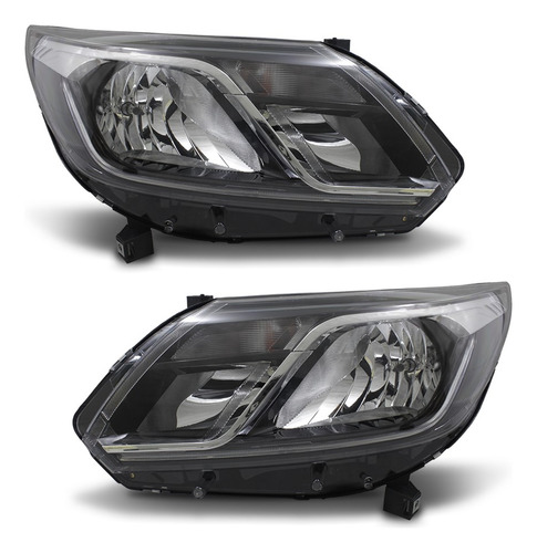 Par Farol S10 17 18 19 20 21 22 23 Com Led E Reator