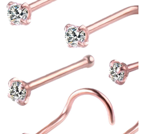 6 Anillos Para La Nariz, Para La Nariz, Pequeños De,