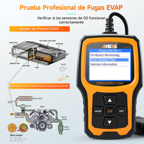 Ancel Ad410 Obd2 Scanner Lector De Códigos Check Engine