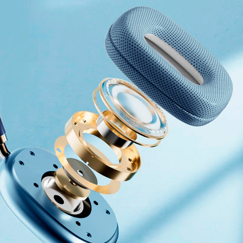 Auriculares P9 Plus Max Inalámbricos Bluetooth 5.0 Batería Color Azul