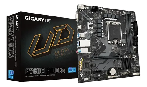 Motherboard Gigabyte B760m H Ddr4 Intel 1700 Pcie 4.0 M.2