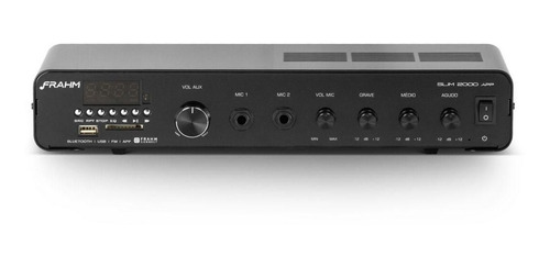 Amplificador Receiver Som Ambiente Slim2000 App Frahm 120w