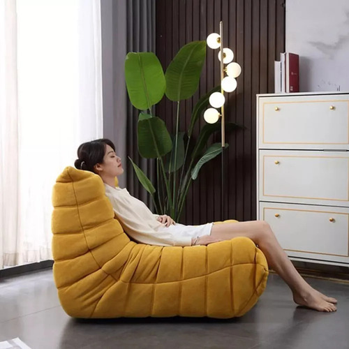 Sofa Individual Sillon Moderno Memory Foam Comodo Puff