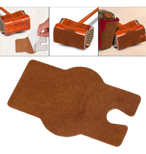 Erhu Pad Mat De Silenciamiento Practical Pad Soft Un Marrón