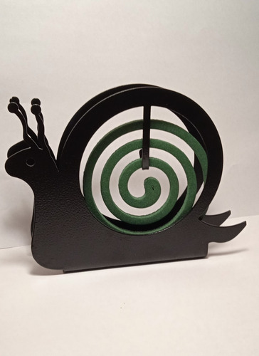 Imagen 2 de 5 de Porta Espiral Chapa Calada Negro Deco Premium