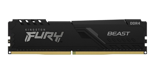 Memoria RAM Fury Beast DDR4 gamer color negro 8GB 1 Kingston KF426C16BB/8