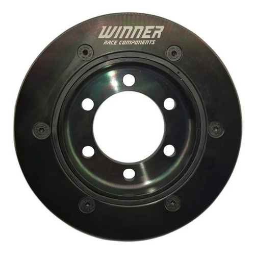 Imagem 4 de 4 de Polia Damper Opala Micro V C/ Rodafônica + Cubo De Aço