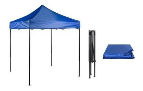 Toldo Plegable 3x3 Estandar Azul Livingood