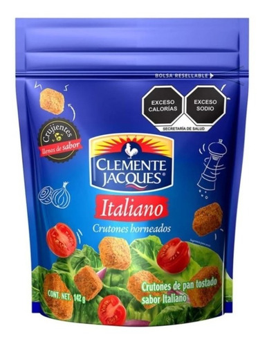 Crutones Clemente Jacques Italiano Horneados 142 Gr