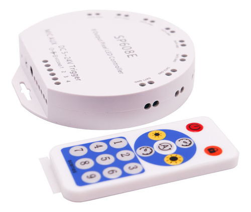 Controlador Led Sp608e Bluetooth Music Ws2811 Ws2812b Ws2815