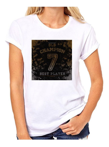 Remera De Mujer Old Champion Seven Best Player