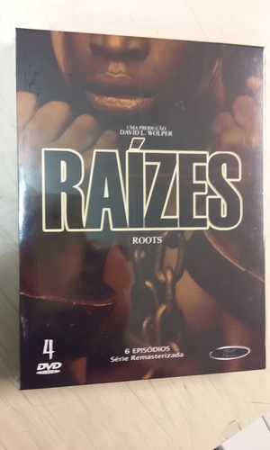 Dvd Raízes - Minissérie Completa - 4 Dvd's