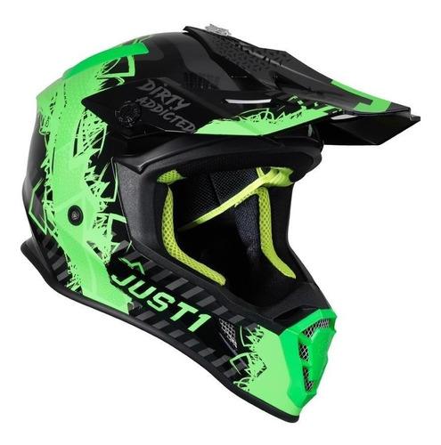 Casco Moto Just 1 Mask J38 Motocross Enduro Just1 Atv **