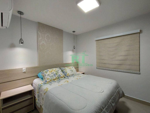 Imagem 14 de 30 de Apartamento Moderno, Varanda Gourmet, 3 Dormitórios, 2 Vagas, Área De Lazer, Pitangueiras, Guarujá/sp - Ap5235