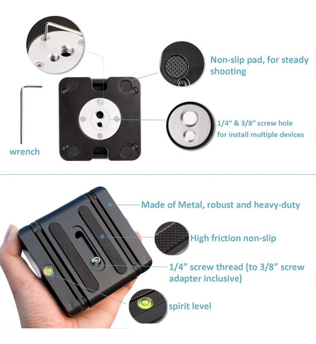 Placa Liberacion Rapida Universal Z Flex Quick Release Plate