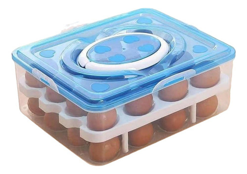 Porta Huevos De Dos Niveles - Plastico 