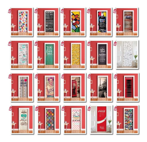 Vinilos Para Puertas Vinilos Decorativos - Personalizados