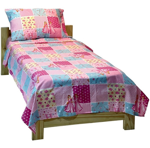 Juego De Sabana Infantil Estampado Cama 1 Plaza Set 3 Piezas