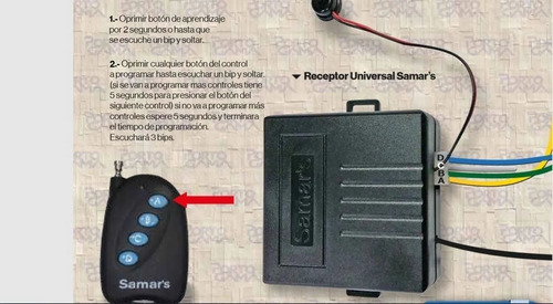 Imagen 8 de 8 de Control Samars Po General Code P Puertas Automáticas