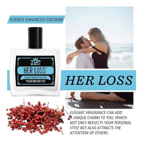 Colônia Her Loss Para Homens, Perfume De Longa Duração