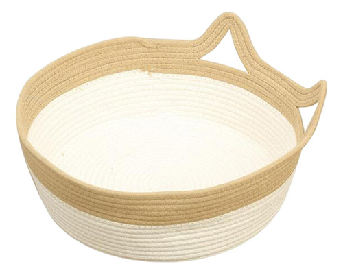 Cesta De Cama Tejida Para Gatos, Nido Duradero 15cmx48cm