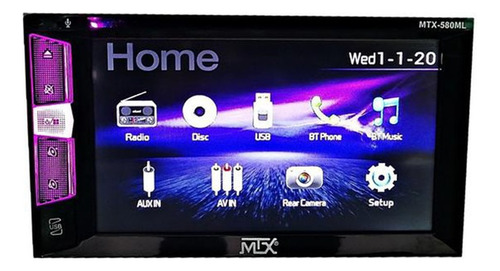 Auto Estereo Mtx 2din Bt Usb Dvd Mtx-580ml Camara De Reversa