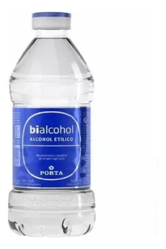 Alcohol Etílico Liquido 500ml Porta Bialcohol 96% Pack X12