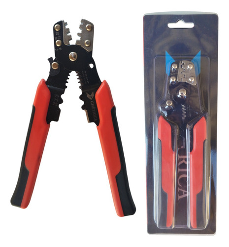 Alicate Crimpar Prensar Terminal Conector Automotivo Hs-202b