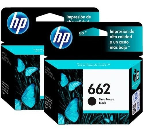 Imagen 1 de 2 de Cartucho Hp 662 Negro