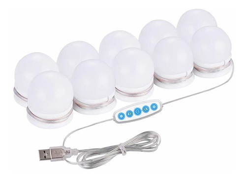 Assemer Kit De Luces Led De Espejo De Tocador Con Bombillas 