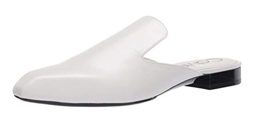 Moise Moise Flat Para Mujer De Calvin Klein, Blanco, Mocasi