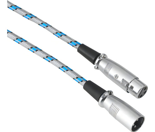 Cabo De Áudio Balanceado Xlr 2m Blindado Aat Imune À Ruídos