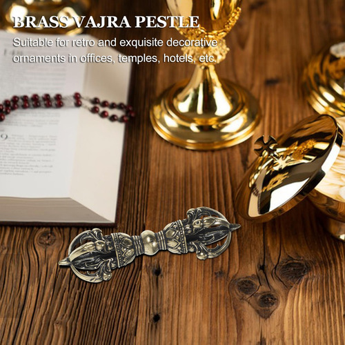 Phurba Vajra Dorje Del Budismo Tibetano: Amuleto De Latón