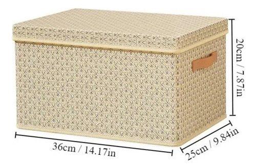 Wyq Caja De Almacenamiento Plegable Lavable Con Tapa