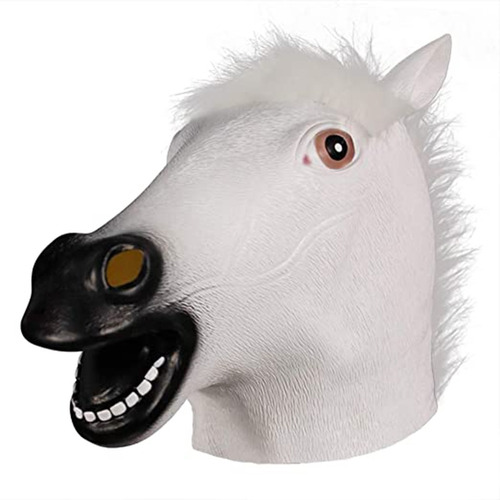 Mascara Caballo Latex Disfraz Halloween Horse