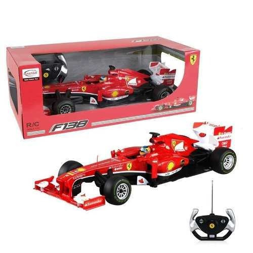 Auto de carrera a control remoto Rastar Formula 1 F1 F138 Ferrari 1:12 rojo