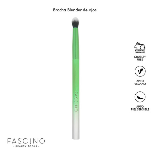 Imagen 9 de 9 de Set 6 Brochas Y Pinceles De Maquillaje Rainbow Fascino
