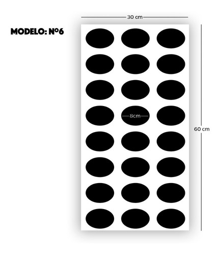 Imagen 6 de 7 de Sticker Etiquetas Vinil Pizarrón Gis Frasco Fiesta Cocina