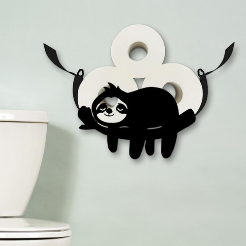 Soporte Para Papel Higiénico Montado En La Pared Estante Con
