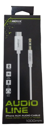 Cable Adaptador Audio Auxiliar Compatible Lightning Jack #1