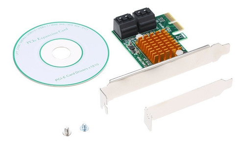 Pci-e X2 Para 4 Portas Sata3 6gbps Cart?o Express Placa Ssd