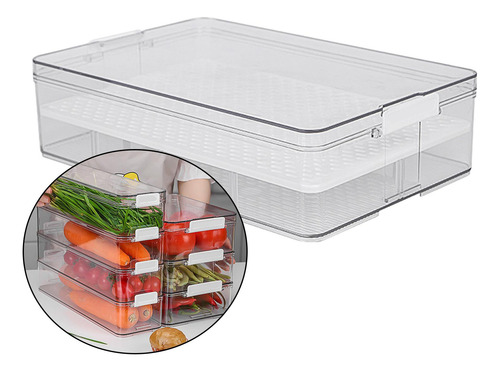 Recipiente Organizador De Almacenamiento De Alimentos De B